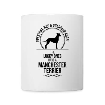 MANCHESTER TERRIER Guardian Angel Saying Wilsigns - Mug - white - Front