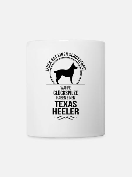 TEXAS HEELER Schutzengel Hunde Spruch Wilsigns - Tasse - Weiß
