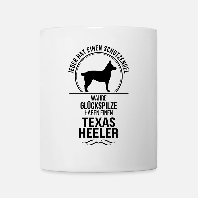 TEXAS HEELER Schutzengel Hunde Spruch Wilsigns - Tasse - Weiß