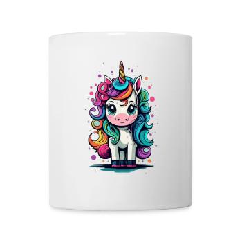 Licorne Fat Sweet - Mug blanc - blanc - Devant
