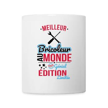 World's Best Handyman – 100% Awesome - Mug - white - Front
