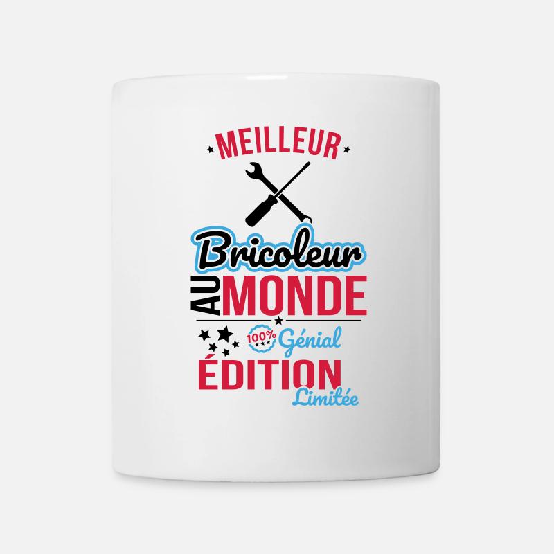 Meilleur Bricoleur au monde - 100% génial - Mug blanc - blanc