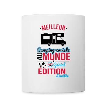 Meilleur Camping-cariste au monde - 100% génial - Mug blanc - blanc - Devant