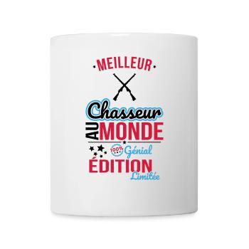 World's Best Hunter - 100% Awesome - Mug - white - Front