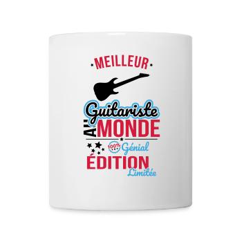 Bester Gitarrist der Welt - 100% genial - Tasse - Weiß - Vorne
