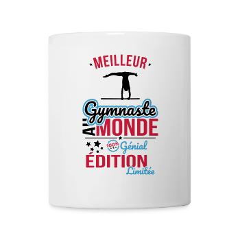 Best Gymnast in the World - 100% Awesome - Mug - white - Front