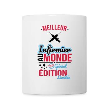 World's Best Nurse - 100% Awesome - Mug - white - Front