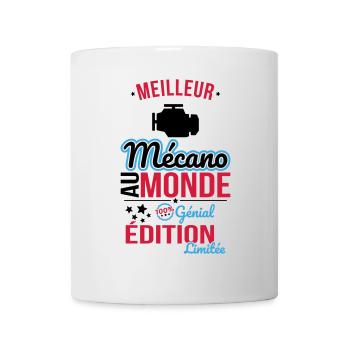 Meilleur Mécano au monde - 100% génial - Mug blanc - blanc - Devant
