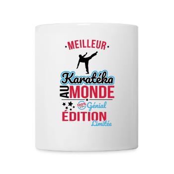 Best Karateka in the World - 100% Awesome - Mug - white - Front