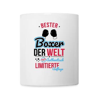 Bester Boxer der Welt - 100% Authentisch - Tasse - Weiß - Vorne