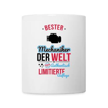 Meilleur mécanicien au monde - 100 % authentique - Mug blanc - blanc - Devant
