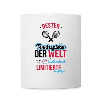 Best Tennis Player in the World - 100% Authentic - Mug - white - Front