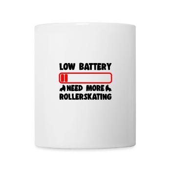 Rollerskater Party Low Battery Need More Roller - Mug - white - Front