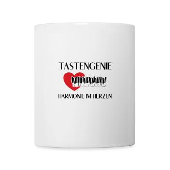 Klavier Pianist Tastengenie Piano - Tasse - Weiß - Vorne
