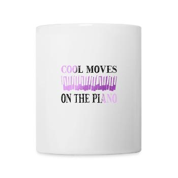 Piano Musician Cool Moves On Piano Piano - Mug - white - Front
