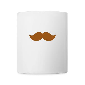 Rusty mustache brown brown man november bike - Mug - white - Front