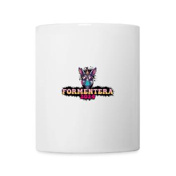Formentera 2024 Âne de fête - Mug blanc - blanc - Devant