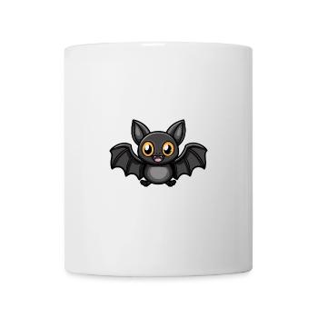 Fledermaus Halloween Lustig Kawaii - Tasse - Weiß - Vorne