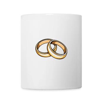 Wedding Wedding Rings - Mug - white - Front