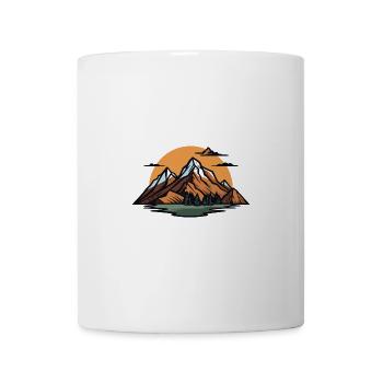 Berge Natur Landschaft - Tasse - Weiß - Vorne