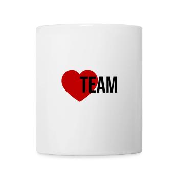Team Herz Symbol - Tasse - Weiß - Vorne