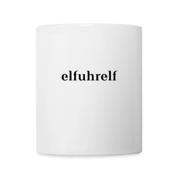 elfuhrelf 11:11 Uhr Karneval Geschenkidee witzig - Tasse - Weiß - Vorne