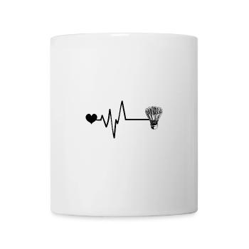badminton pulse love sport - Mug - white - Front