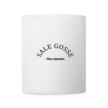 T-shirt sale gosse mais adorable cadeau drôle - Mug blanc - blanc - Devant