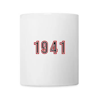 1941 Numéro de l’année - Mug blanc - blanc - Devant