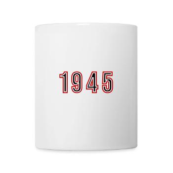 1945 Numéro de l’année - Mug blanc - blanc - Devant