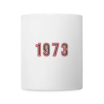1973 Numéro de l’année - Mug blanc - blanc - Devant