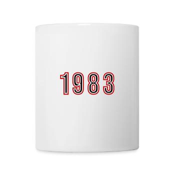 1983 Year Number - Mug - white - Front