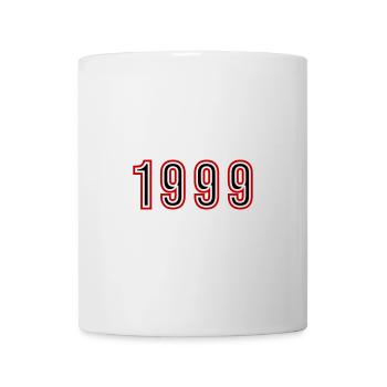 1999 Année Numéro - Mug blanc - blanc - Devant