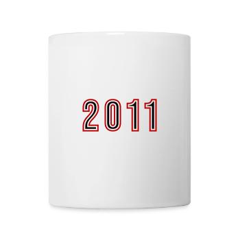 Numéro de l’année 2011 - Mug blanc - blanc - Devant