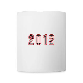Numéro de l’année 2012 - Mug blanc - blanc - Devant