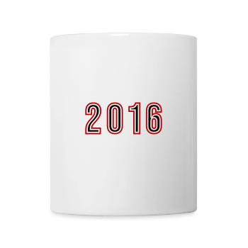 2016 Year Number - Mug - white - Front
