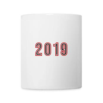 2019 Year Number - Mug - white - Front