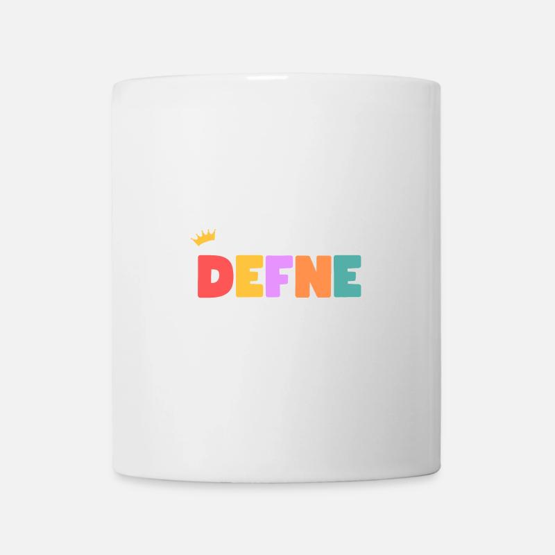Defne ! Personnalisable - Mug blanc - blanc