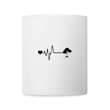 Baum Puls Liebe Puls Liebe - Tasse - Weiß - Vorne