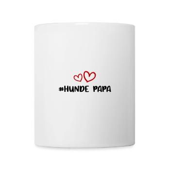 Hunde Papa - Tasse - Weiß - Vorne