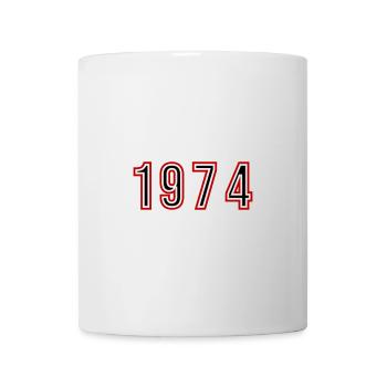 1974 Year Number - Mug - white - Front