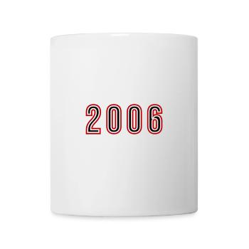 2006 Year Number - Mug - white - Front