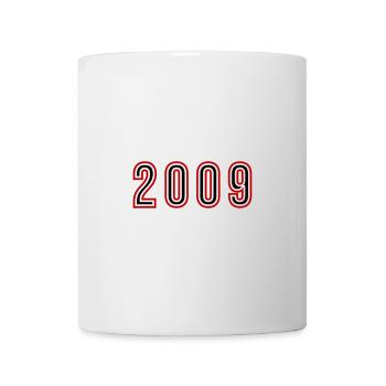 2009 Year Number - Mug - white - Front