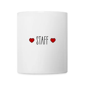 Staff Heart - Mug - white - Front