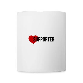 Supporter Herz - Tasse - Weiß - Vorne