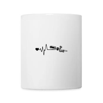 Tournevis Pulse Love - Mug blanc - blanc - Devant