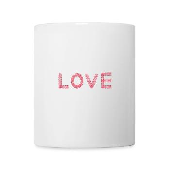 Conduite en moto tout-terrain LOVE Dirt Bike - Mug blanc - blanc - Devant