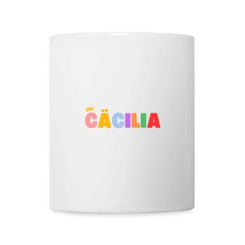 Cecilia! Personnalisable - Mug blanc - blanc - Devant