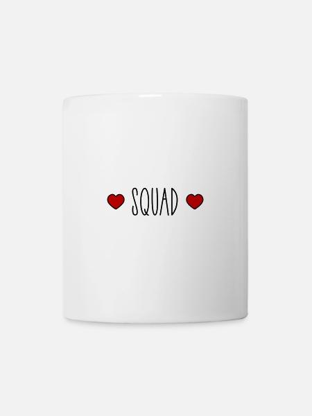 Squad Herz - Tasse - Weiß