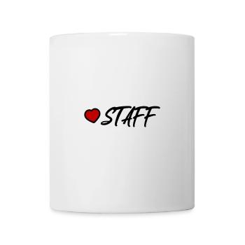 Staff Heart - Mug - white - Front